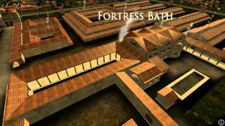 Animation of ancient Roman Fort in Caerleon Wales [upl. by Ldnek735]