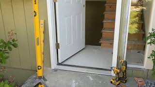 Jeld Wen Front Door Installation  Really crappy products and craftsmanship PART 1 [upl. by Hillary637]