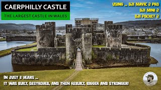 Caerphilly Castle  The Largest in Wales 2nd in Britain [upl. by Nimzaj]