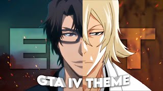 Aizen x Urahara  GTA IV Theme Edit [upl. by Lalittah]